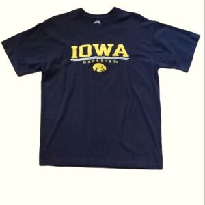 Cadre black Iowa Hawkeyes embroidered tshirt